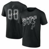 San Antonio Spurs Hustle Custom T-Shirt Black - NBA