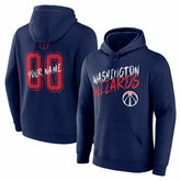 Washington Wizards Hustle Custom Pullover Hoodie Navy - NBA