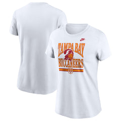 Tampa Bay Buccaneers Women's 50th Season T-Shirt White | Nike for Sale