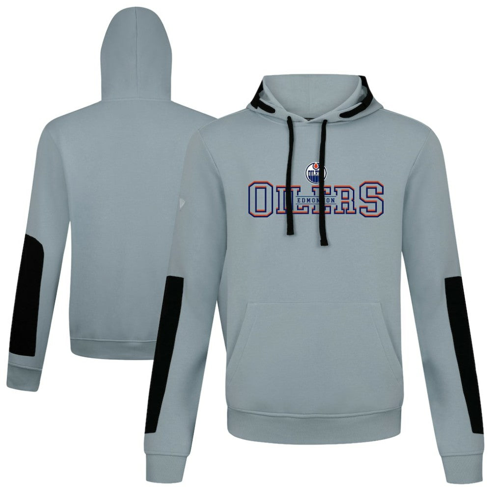 Edmonton Oilers Levelwear Bombay Journey Pullover Hoodie - Gray - NHL