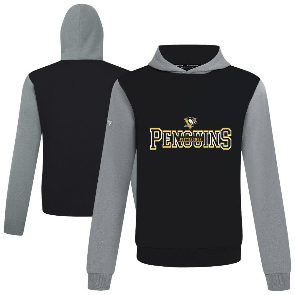 Pittsburgh Penguins Levelwear Ultimate Journey Pullover Hoodie - Black/Gray - NHL