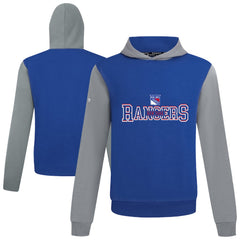 New York Rangers Levelwear Ultimate Journey Pullover Hoodie - Blue/Gray - NHL