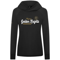 Vegas Golden Knights Levelwear Women's Slender Monument Raglan Pullover Hoodie - Black - NHL