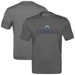 Edmonton Oilers Levelwear Anthem Journey Performance T-Shirt - Charcoal - NHL