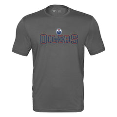 Edmonton Oilers Levelwear Anthem Journey Performance T-Shirt - Charcoal - NHL