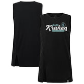 Seattle Kraken Levelwear Women's Influx Monument Tank Top - Black - NHL