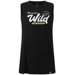 Minnesota Wild Levelwear Women's Influx Monument Tank Top - Black - NHL