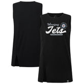 Winnipeg Jets Levelwear Women's Influx Monument Tank Top - Black - NHL