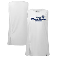 Toronto Maple Leafs Levelwear Women's Influx Monument Tank Top - White - NHL