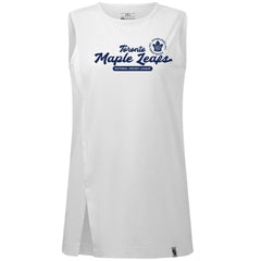 Toronto Maple Leafs Levelwear Women's Influx Monument Tank Top - White - NHL