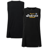 Buffalo Sabres Levelwear Women's Influx Monument Tank Top - Black - NHL