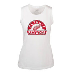 Detroit Red Wings Levelwear Women's Macy Banner Arch Tank Top - White - NHL