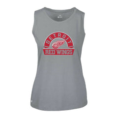 Detroit Red Wings Levelwear Women's Macy Banner Arch Tank Top - Gray - NHL