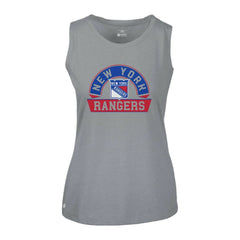New York Rangers Levelwear Women's Macy Banner Arch Tank Top - Gray - NHL