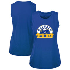 Buffalo Sabres Levelwear Women's Macy Banner Arch Tank Top - Royal - NHL