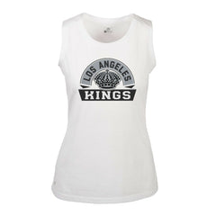 Los Angeles Kings Levelwear Women's Macy Banner Arch Tank Top - White - NHL