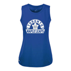 Toronto Maple Leafs Levelwear Women's Macy Banner Arch Tank Top - Royal - NHL