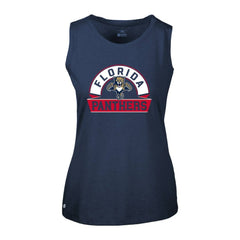 Florida Panthers Levelwear Women's Macy Banner Arch Tank Top - Navy - NHL