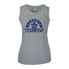 Toronto Maple Leafs Levelwear Women's Macy Banner Arch Tank Top - Gray - NHL