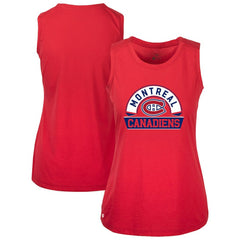 Montreal Canadiens Levelwear Women's Macy Banner Arch Tank Top - Red - NHL