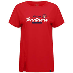 Florida Panthers Levelwear Women's Influx Monument T-Shirt - Red - NHL