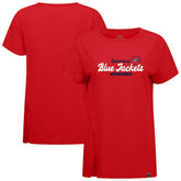 Columbus Blue Jackets Levelwear Women's Influx Monument T-Shirt - Red - NHL