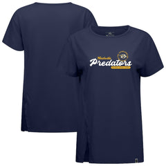 Nashville Predators Levelwear Women's Influx Monument T-Shirt - Navy - NHL