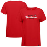 Carolina Hurricanes Levelwear Women's Influx Monument T-Shirt - Red - NHL