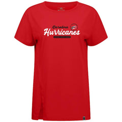 Carolina Hurricanes Levelwear Women's Influx Monument T-Shirt - Red - NHL