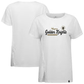 Vegas Golden Knights Levelwear Women's Influx Monument T-Shirt - White - NHL