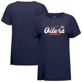 Edmonton Oilers Levelwear Women's Influx Monument T-Shirt - Navy - NHL