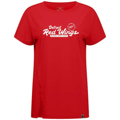 Detroit Red Wings Levelwear Women's Influx Monument T-Shirt - Red - NHL