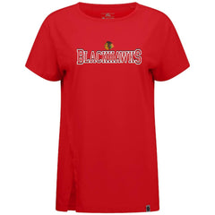 Chicago Blackhawks Levelwear Women's Influx Journey T-Shirt - Red - NHL