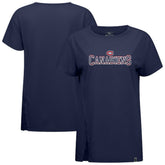 Montreal Canadiens Levelwear Women's Influx Journey T-Shirt - Navy - NHL