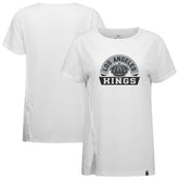Los Angeles Kings Levelwear Women's Influx Banner Arch T-Shirt - White - NHL