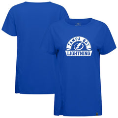 Tampa Bay Lightning Levelwear Women's Influx Banner Arch T-Shirt - Royal - NHL