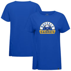 Buffalo Sabres Levelwear Women's Influx Banner Arch T-Shirt - Royal - NHL