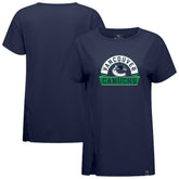 Vancouver Canucks Levelwear Women's Influx Banner Arch T-Shirt - Navy - NHL