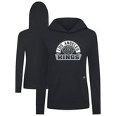 Los Angeles Kings Levelwear Women's Relay Banner Arch Pullover Hoodie - Black - NHL