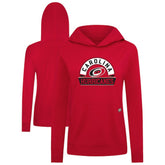 Carolina Hurricanes Levelwear Women's Relay Banner Arch Pullover Hoodie - Red - NHL