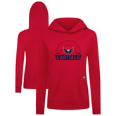 Washington Capitals Levelwear Women's Relay Banner Arch Pullover Hoodie - Red - NHL