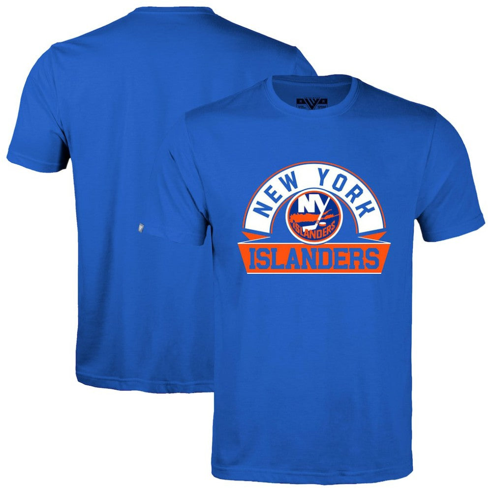 New York Islanders Levelwear Richmond Banner Arch T-Shirt - Royal - NHL