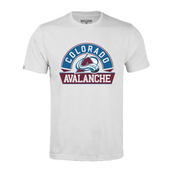 Colorado Avalanche Levelwear Richmond Banner Arch T-Shirt - White - NHL