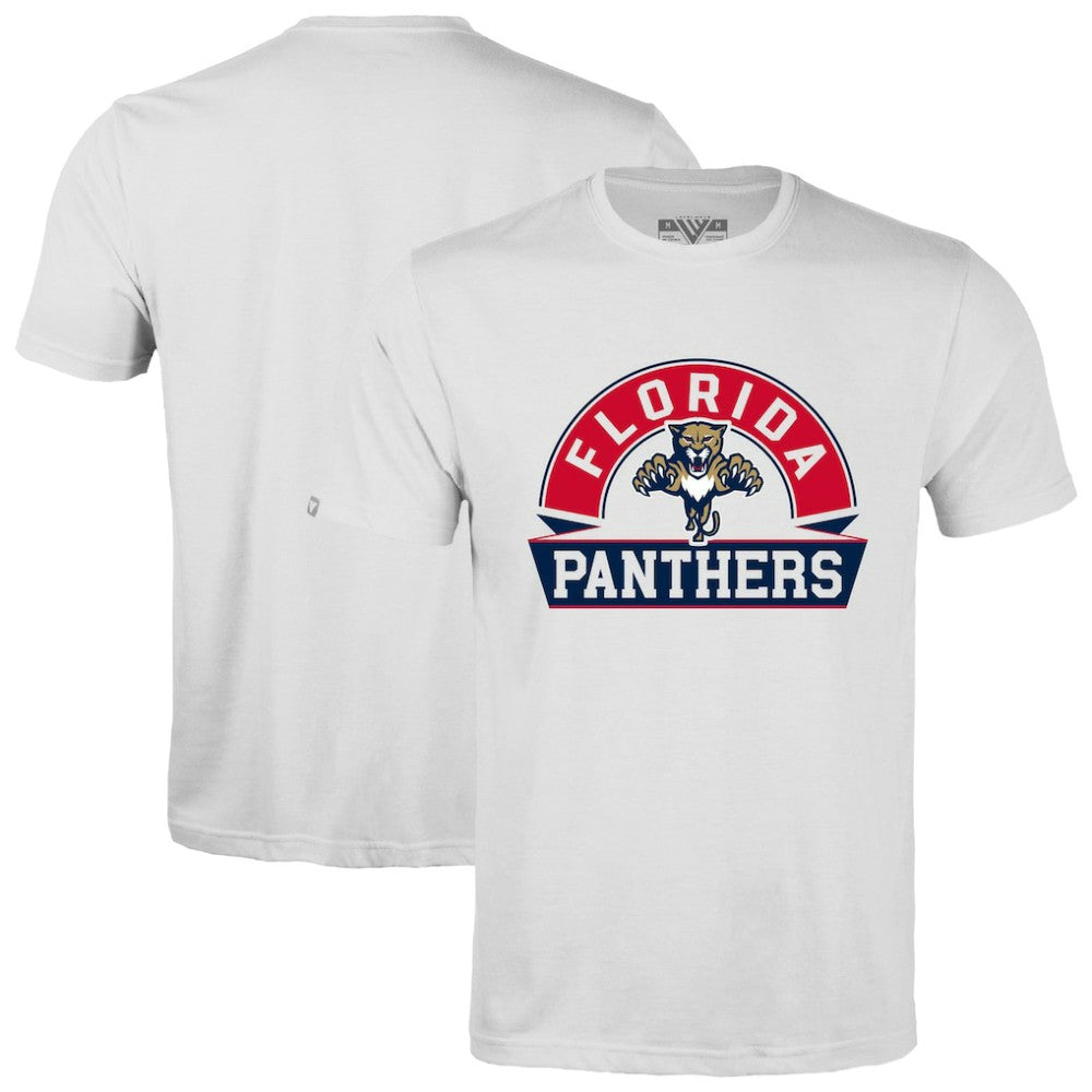 Florida Panthers Levelwear Richmond Banner Arch T-Shirt - White - NHL