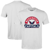 Washington Capitals Levelwear Richmond Banner Arch T-Shirt - White - NHL