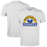 Buffalo Sabres Levelwear Richmond Banner Arch T-Shirt - White - NHL