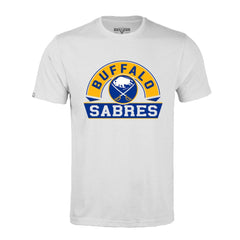 Buffalo Sabres Levelwear Richmond Banner Arch T-Shirt - White - NHL