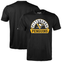 Pittsburgh Penguins Levelwear Richmond Banner Arch T-Shirt - Black - NHL