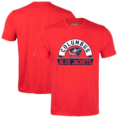 Columbus Blue Jackets Levelwear Richmond Banner Arch T-Shirt - Red - NHL