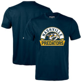 Nashville Predators Levelwear Richmond Banner Arch T-Shirt - Navy - NHL